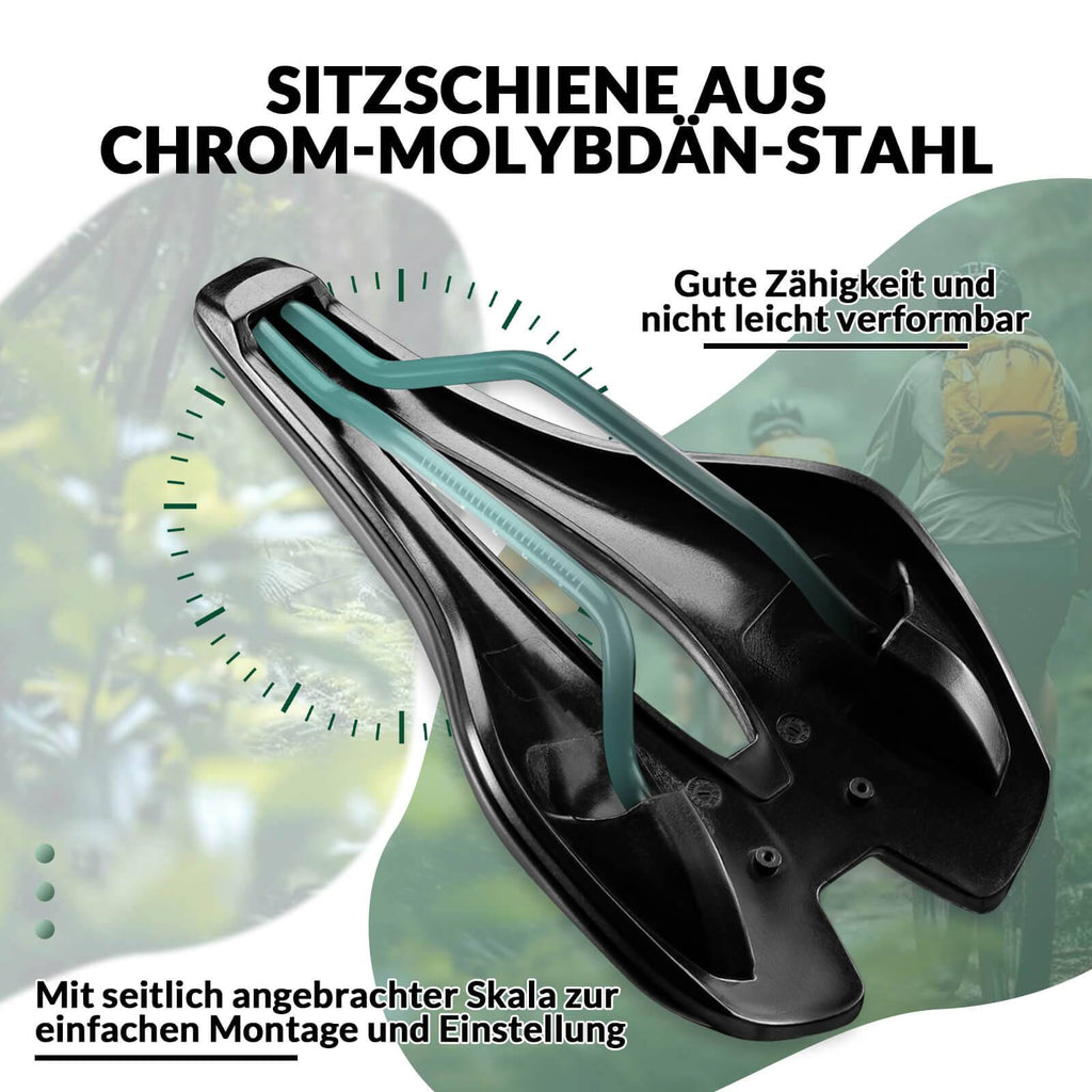 ROCKBROS Fahrradsattel Ergonomisch Fahrradsitz Atmungsaktiver 14,5 * 25cm