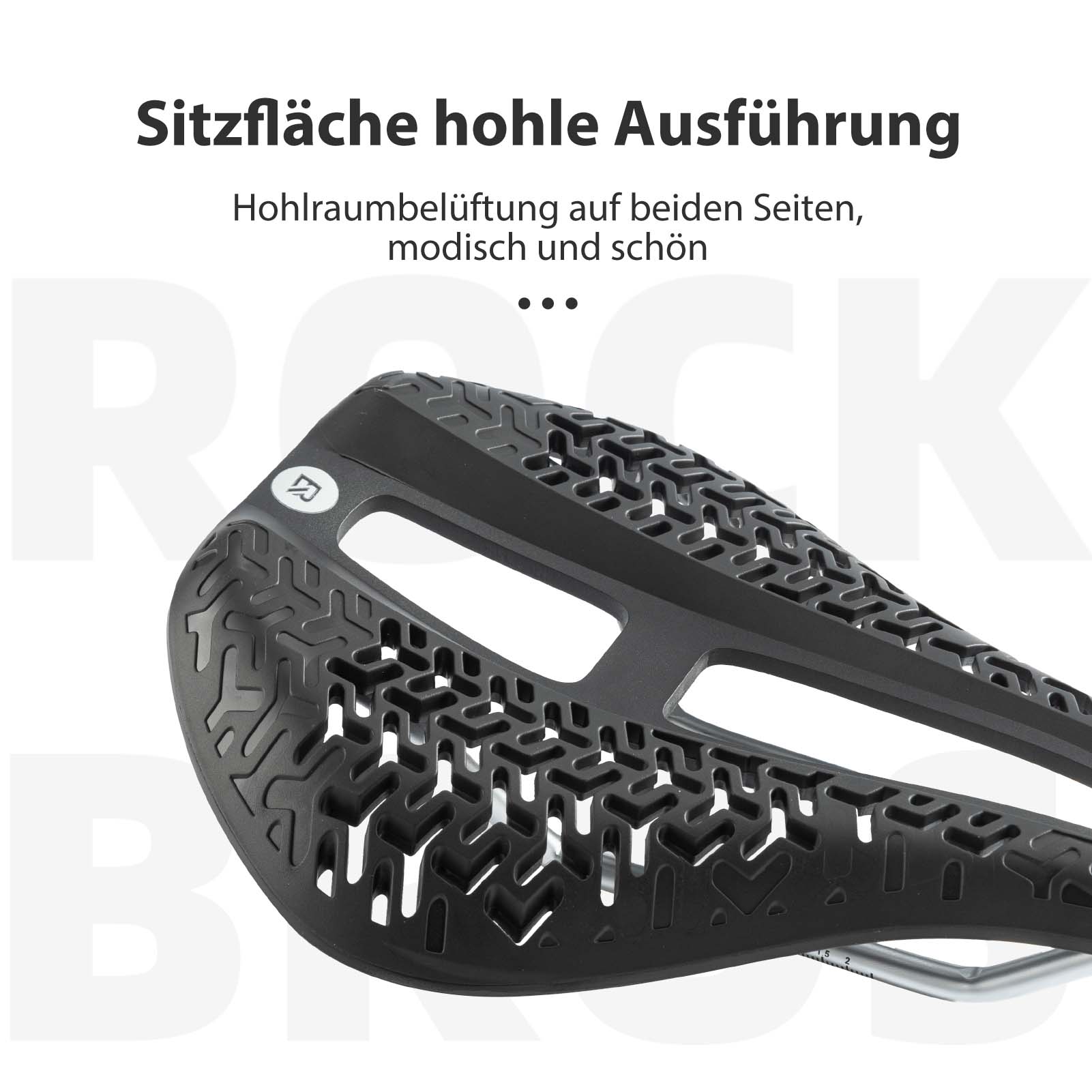 ROCKBROS Fahrradsattel ergonomischer Fahrrad Sattel für Rennrad & MTB