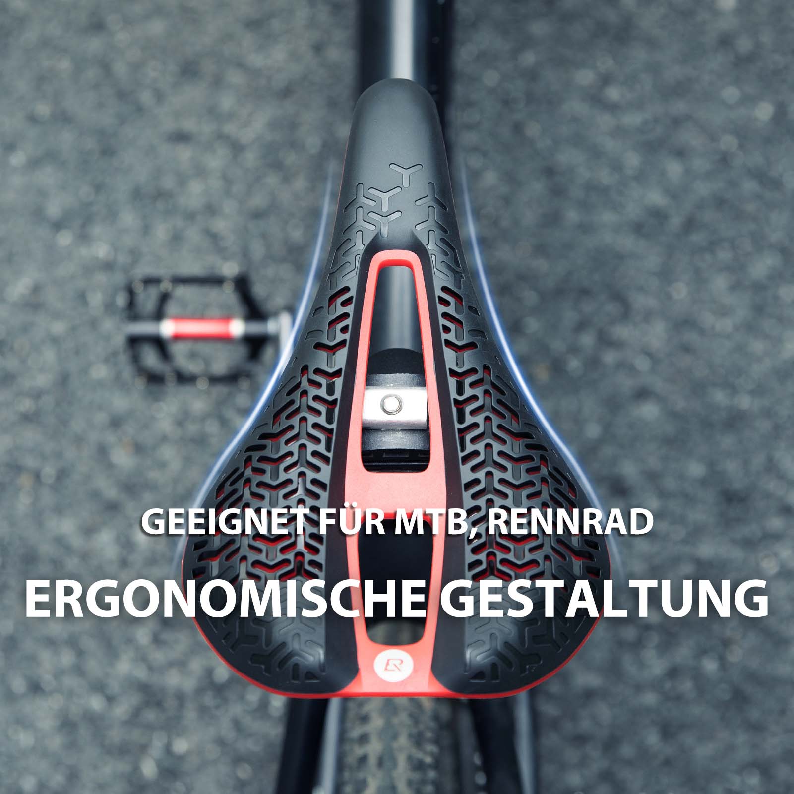 ROCKBROS Fahrradsattel ergonomischer Fahrrad Sattel für Rennrad & MTB