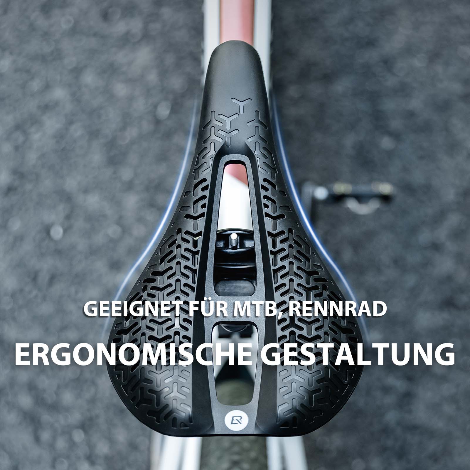 ROCKBROS Fahrradsattel ergonomischer Fahrrad Sattel für Rennrad & MTB