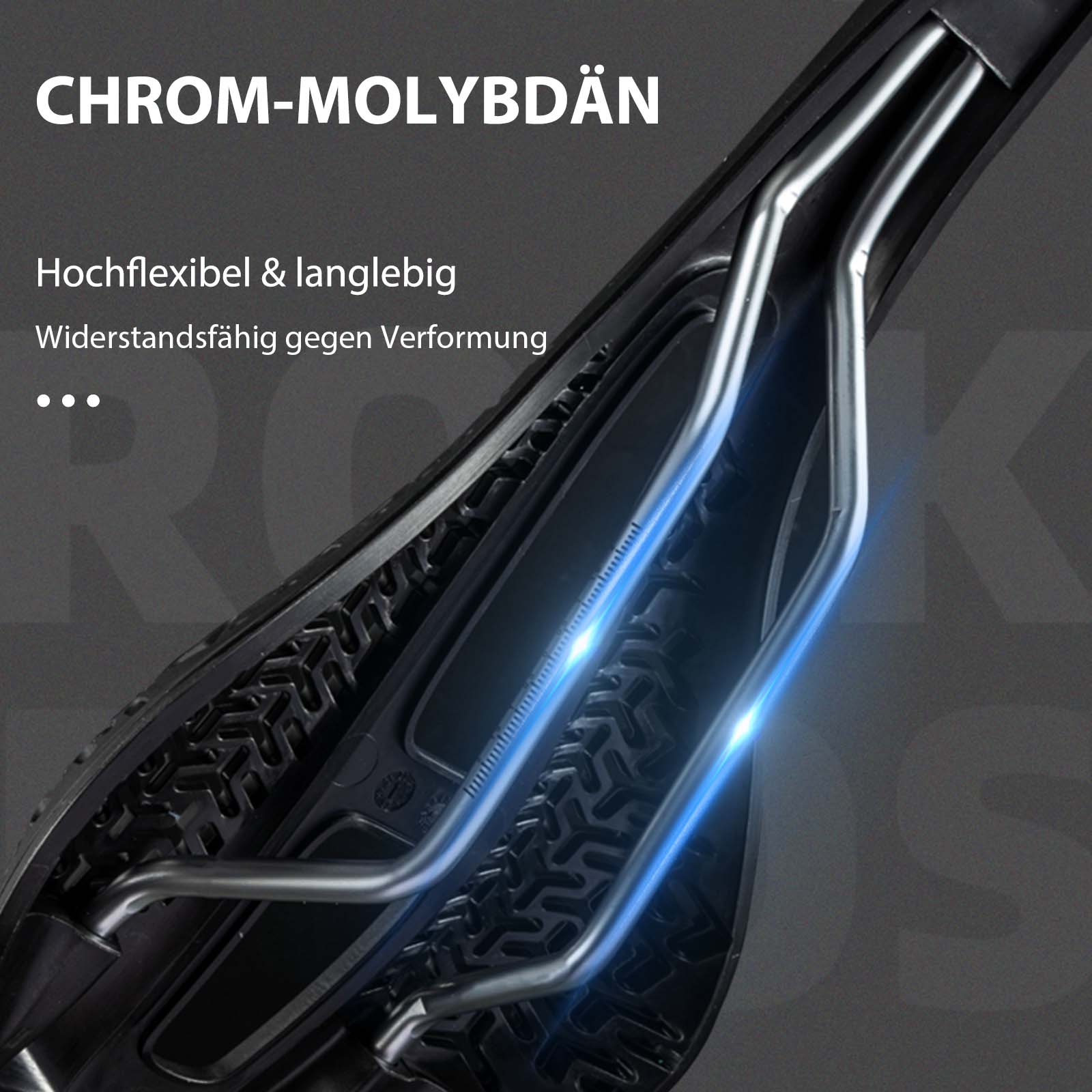 ROCKBROS Fahrradsattel ergonomischer Fahrrad Sattel für Rennrad & MTB