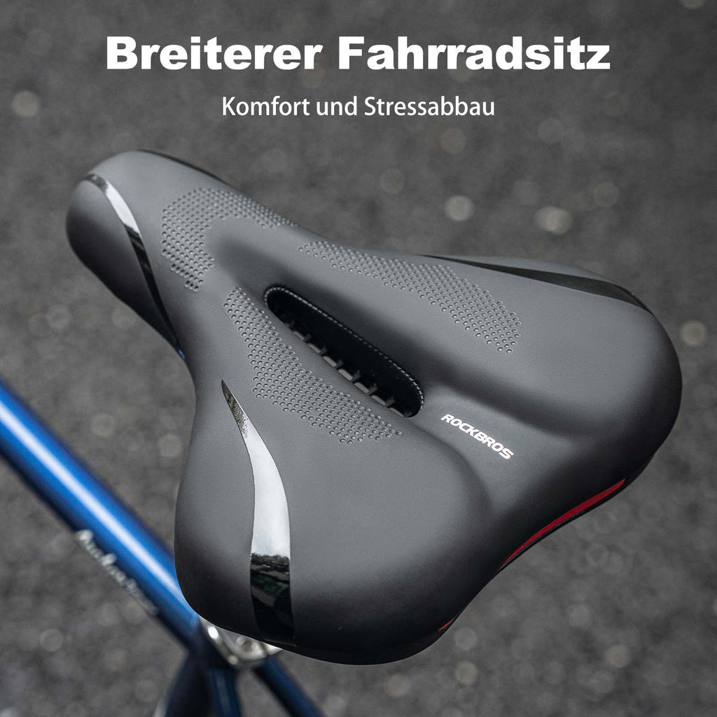 ROCKBROS Fahrradsattel Memory Foam Atmungsaktiv Gel Sattel