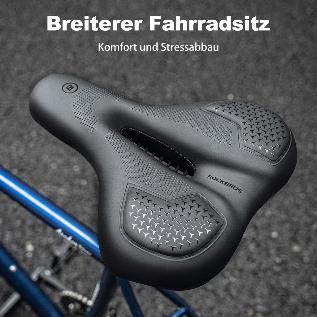 ROCKBROS Fahrradsattel Memory Foam Atmungsaktiv Gel Sattel