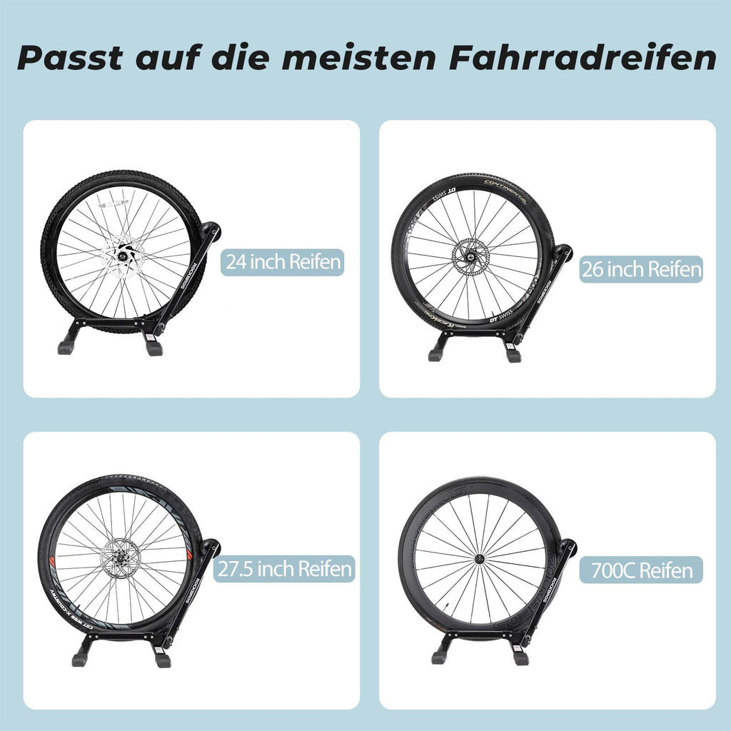 ROCKBROS Fahrradständer Faltbar aus Aluminium Einseitiger Fahrradständer