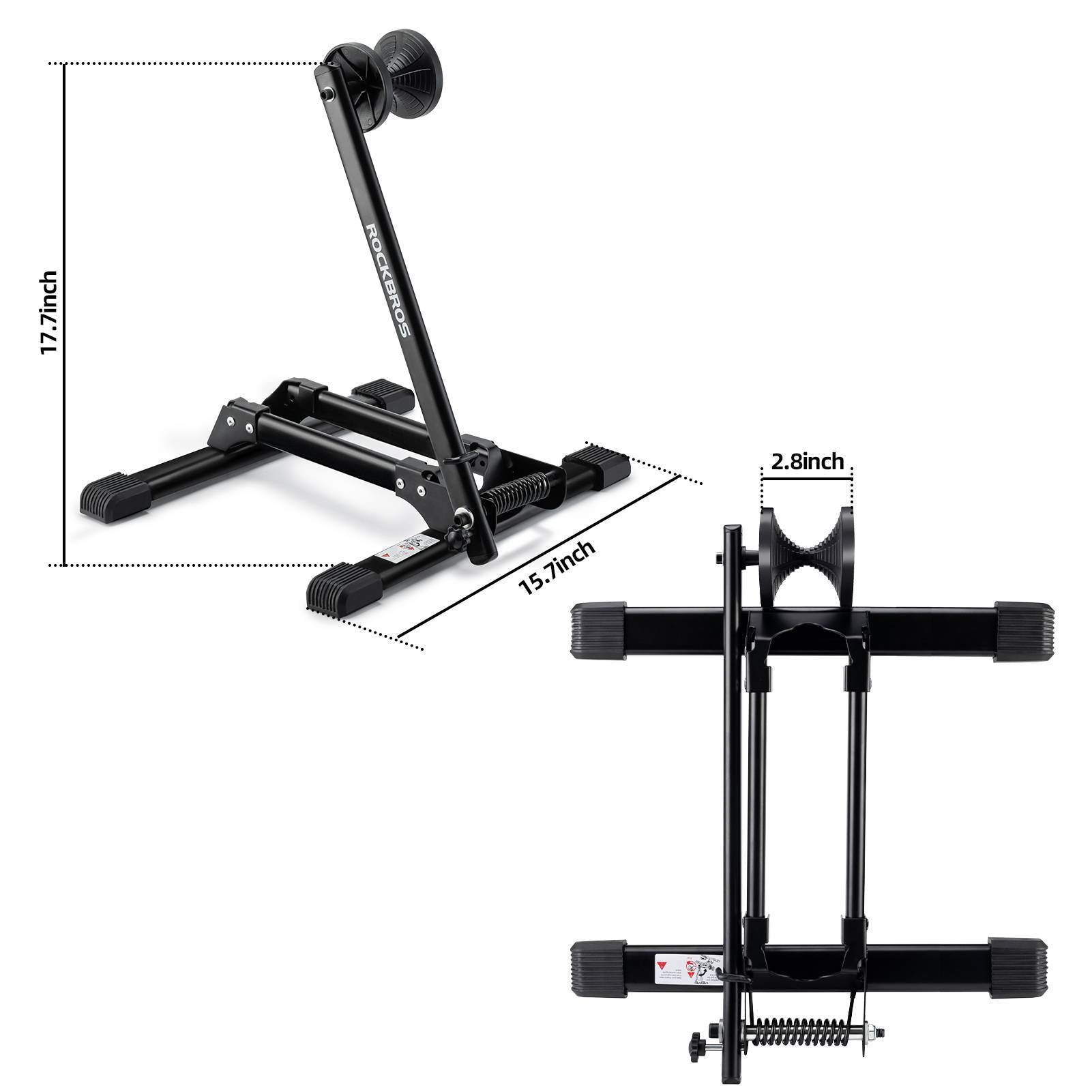 ROCKBROS Fahrradständer Faltbar aus Aluminium Einseitiger Fahrradständer