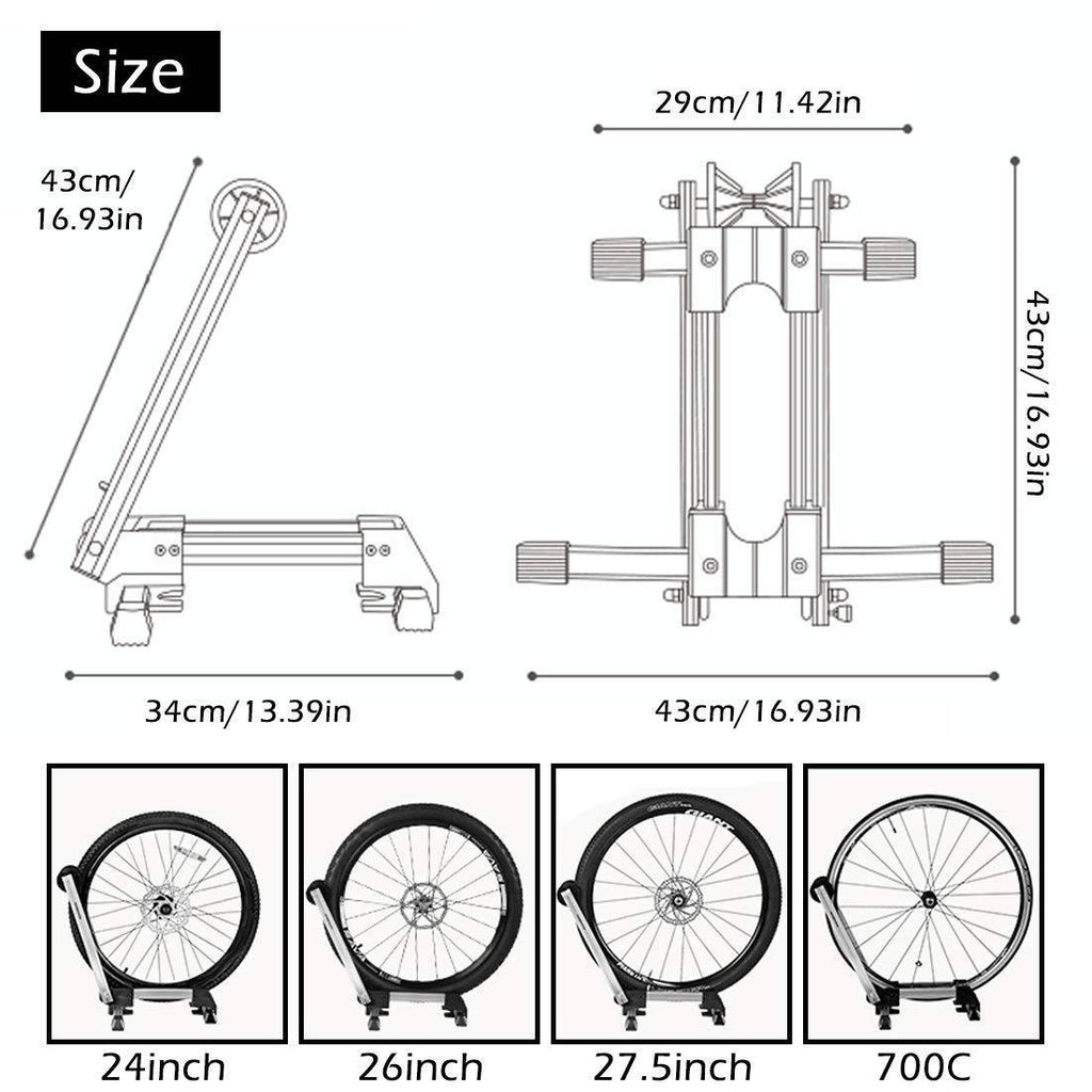 ROCKBROS Fahrradständer Hinterradständer Faltbar aus Aluminium