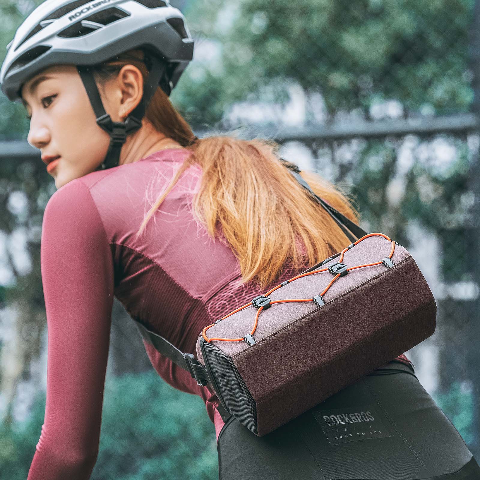 ROCKBROS Fahrradtasche Lenkertasche 2,2L mit Schultergurt in 6 Farben