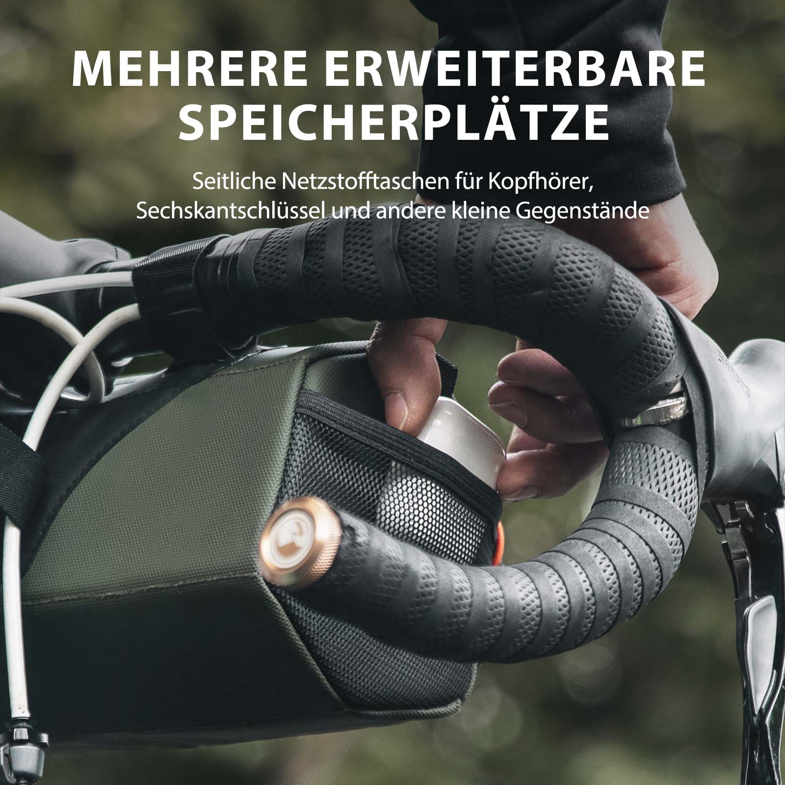 ROCKBROS Fahrradtasche Lenkertasche 2,2L mit Schultergurt in 6 Farben