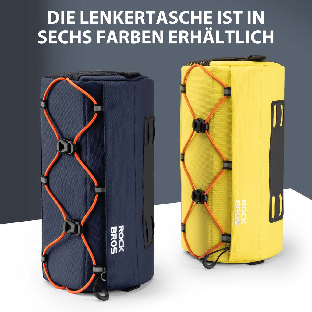 ROCKBROS Fahrradtasche Lenkertasche 2,2L mit Schultergurt in 6 Farben