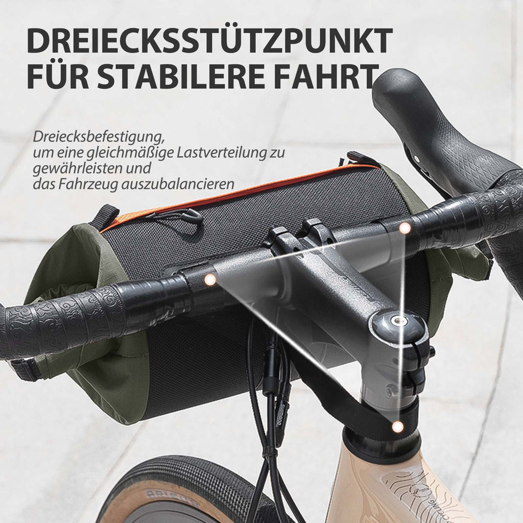 Fahrradtasche Lenkertasche Aufbewahrungstasche mit Schultergurt