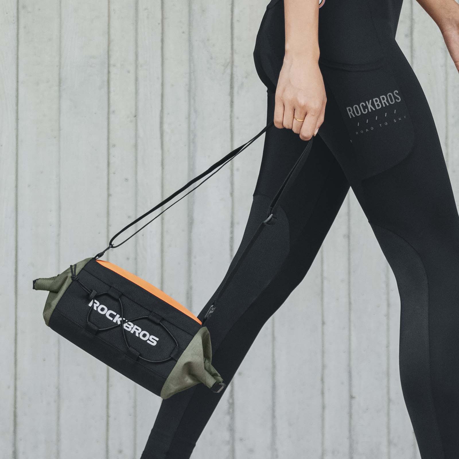 Fahrradtasche Lenkertasche Aufbewahrungstasche mit Schultergurt