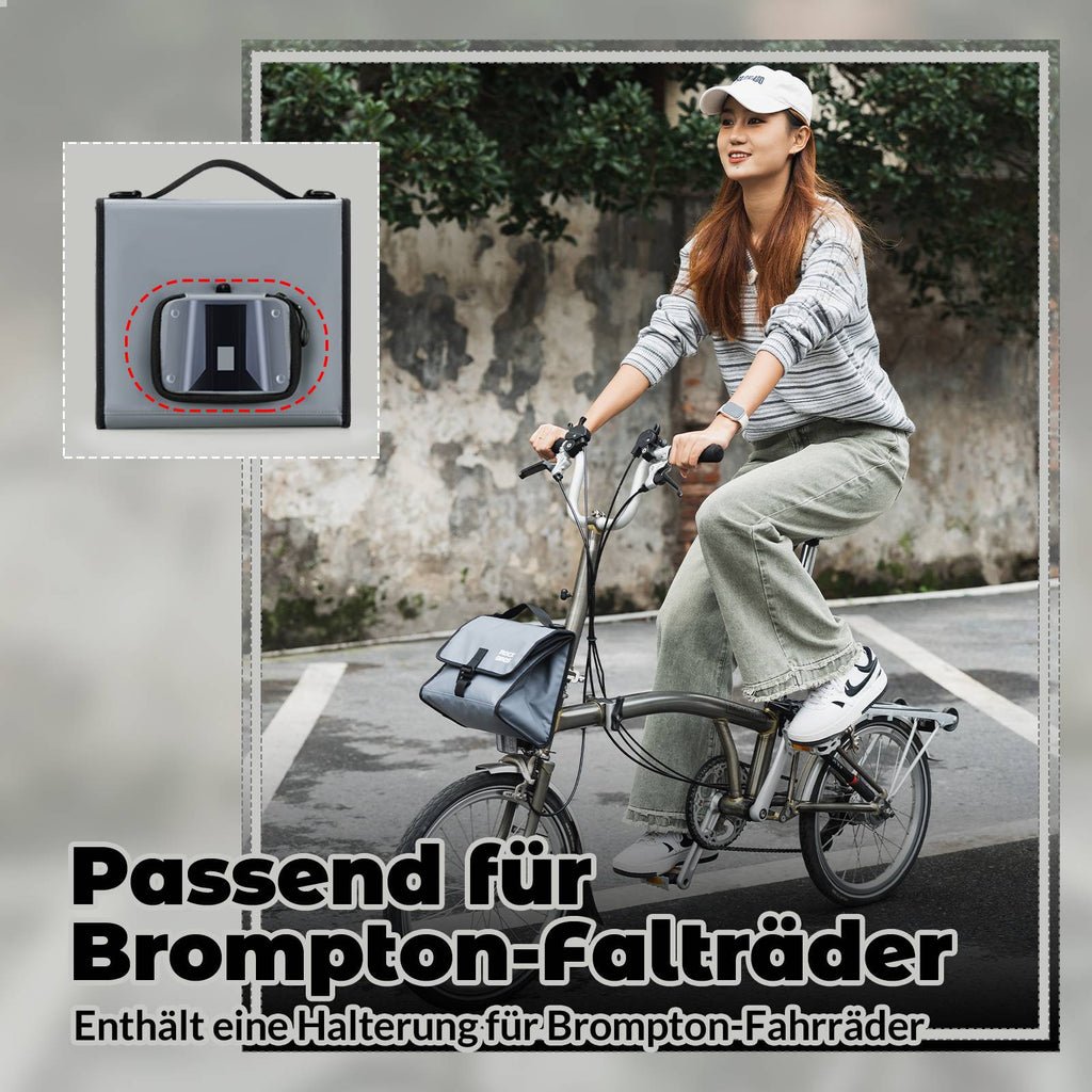 ROCKBROS Fahrradtasche Lenkertasche Fronttasche mit Schultergurt