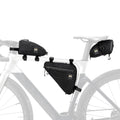 ROCKBROS Fahrradtasche Set Rahmentasche*2+Satteltasche*1 mit Verstellbarer Schultergurt 1,2L