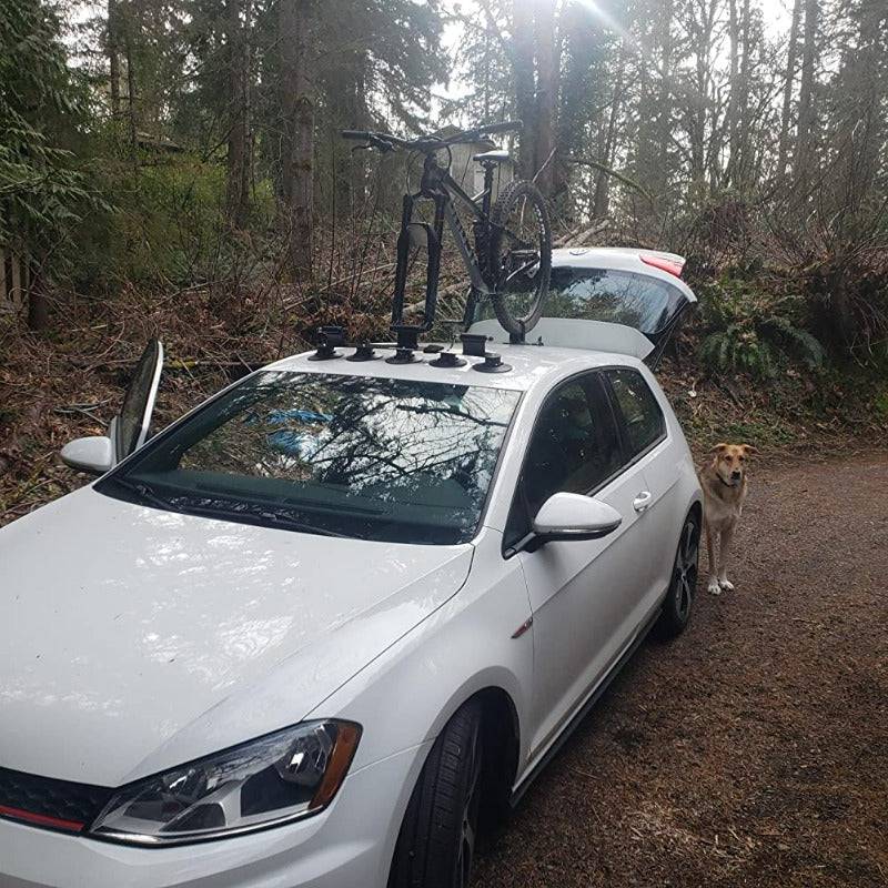 ROCKBROS Fahrradträger Fahrrad Dachträger mit Saugnäpfe Schnellmontage
