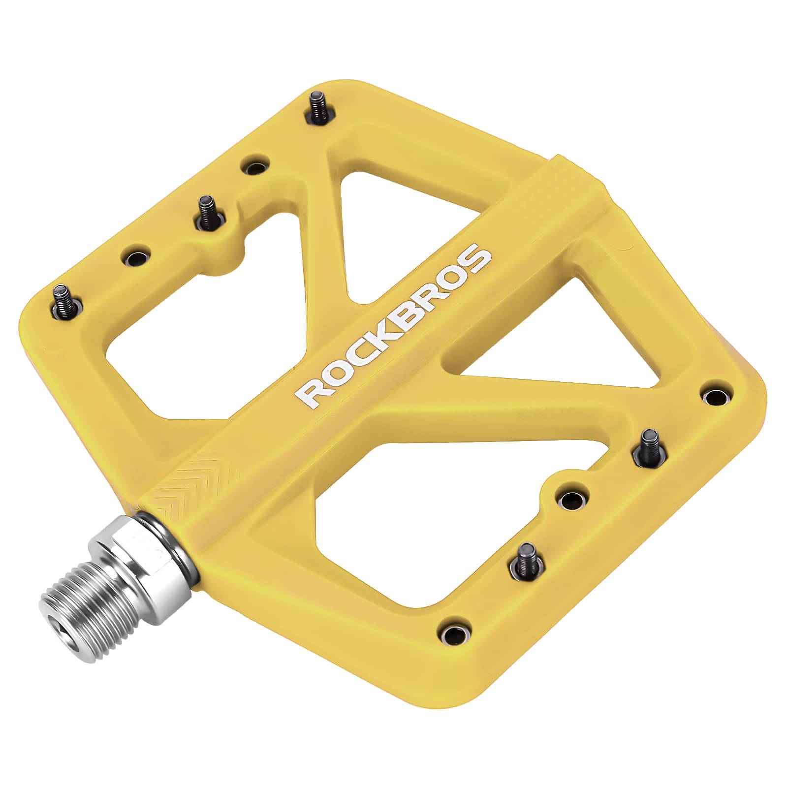ROCKBROS Flat pedale 9/16 aus Nylon 3 Sealed Bearings rutschfest