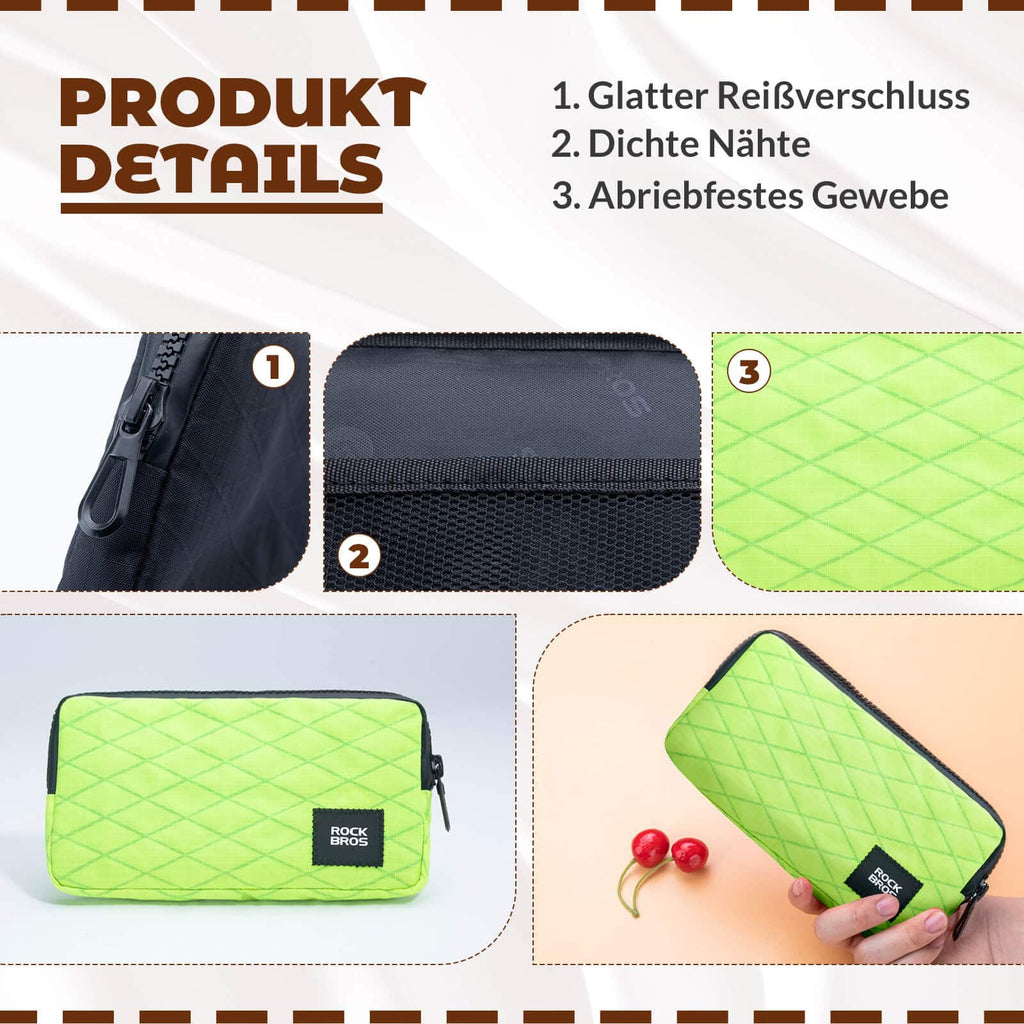 ROCKBROS Geldbörse Portemonnaie Geldbeutel Handytasche für Kreditkarte Schlüssel