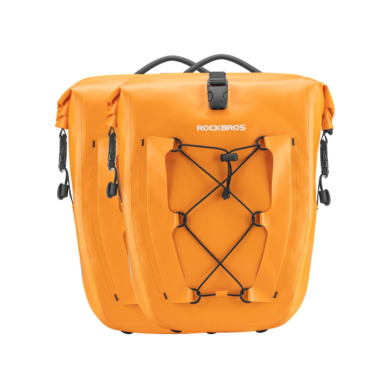 ROCKBROS Gepäckträgertasche 25L-32L 100 % wasserdicht mit Tragegriff