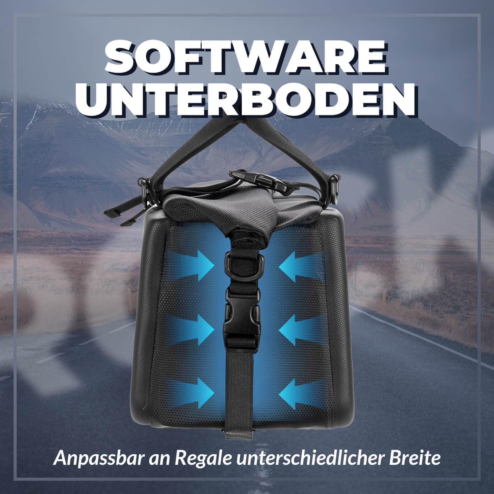 ROCKBROS Gepäckträgertasche Reflektierend Transporttasche 11,6 L mit Schultergurt