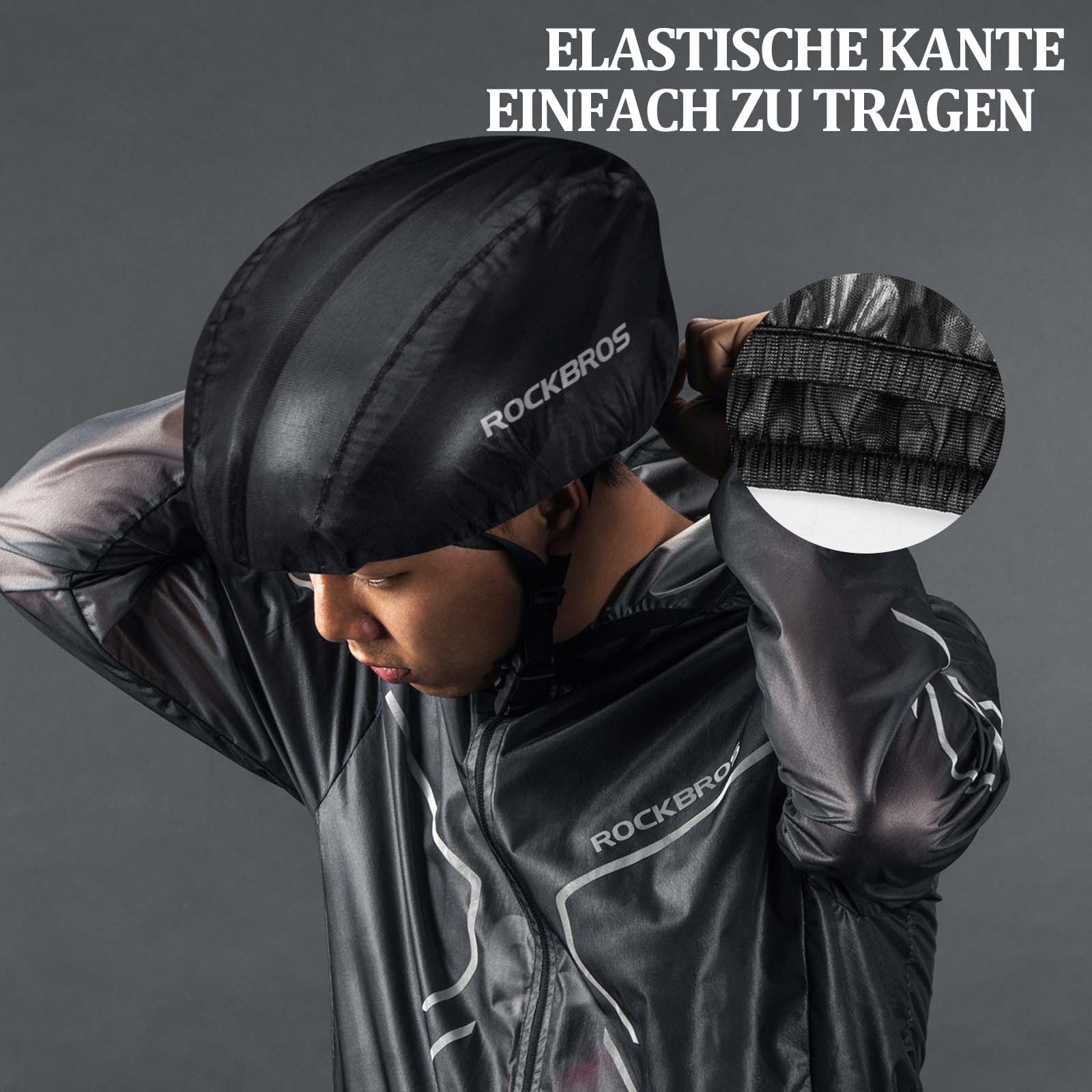 ROCKBROS Helm Cover wasserdicht staubdicht Helmüberzug für Fahrradhelm