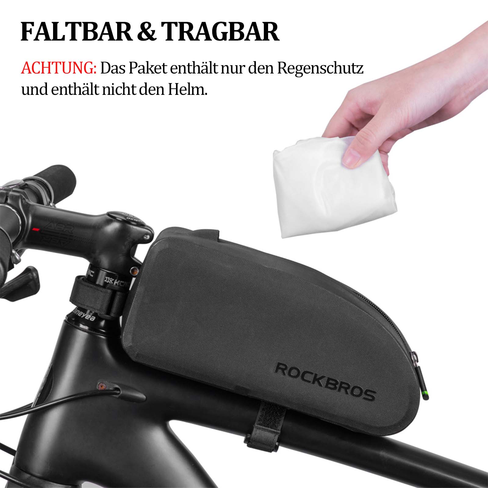 ROCKBROS Helm Cover wasserdicht staubdicht Helmüberzug für Fahrradhelm