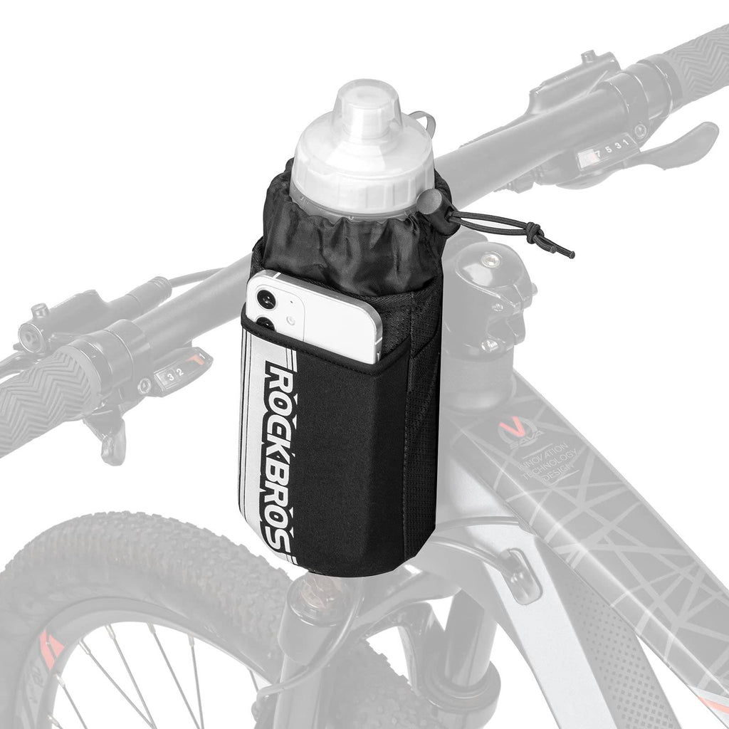 ROCKBROS Isolierte Fahrrad  Lenkertasche mit Wasserflaschenhalter und Handytasche