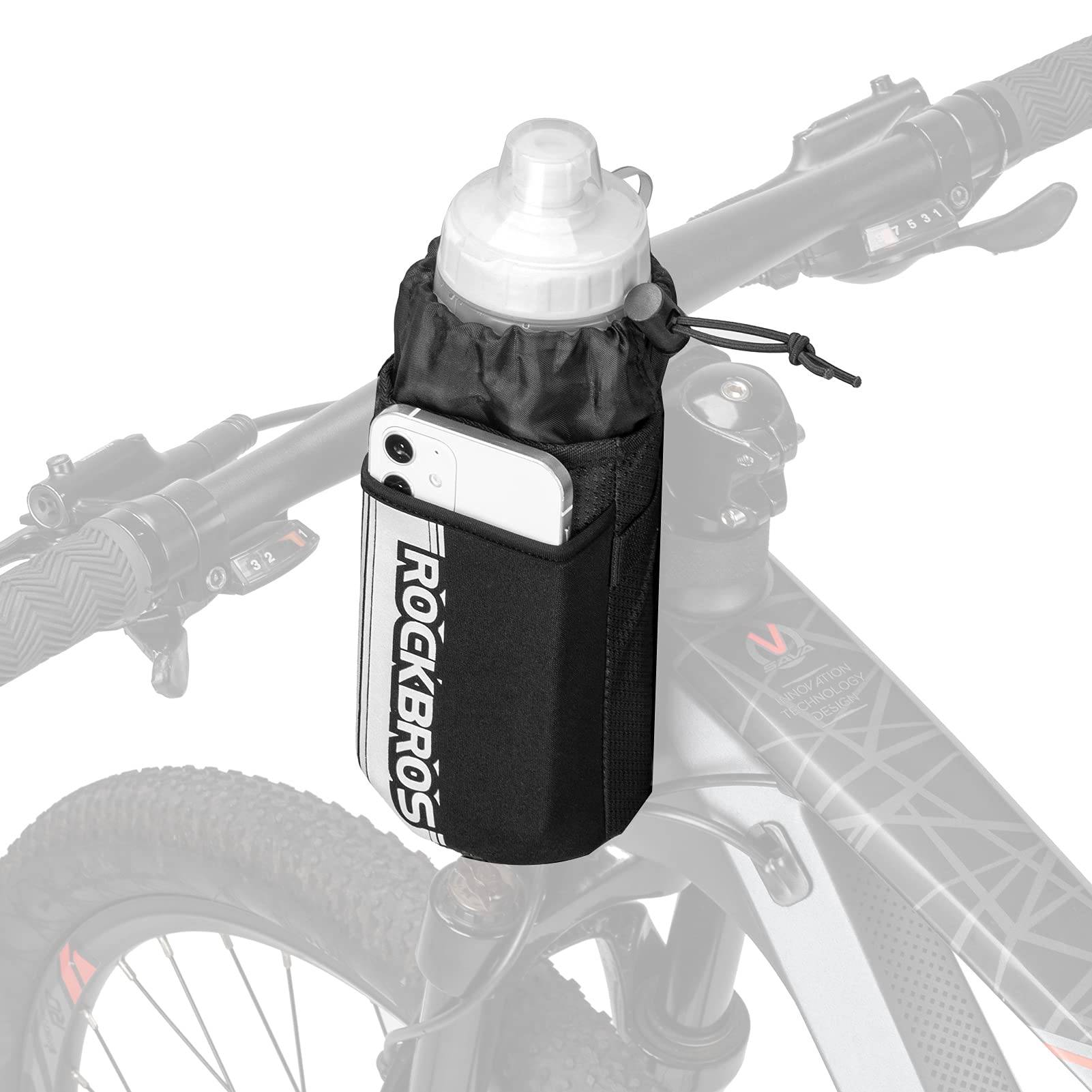 ROCKBROS Isolierte Fahrrad  Lenkertasche mit Wasserflaschenhalter und Handytasche