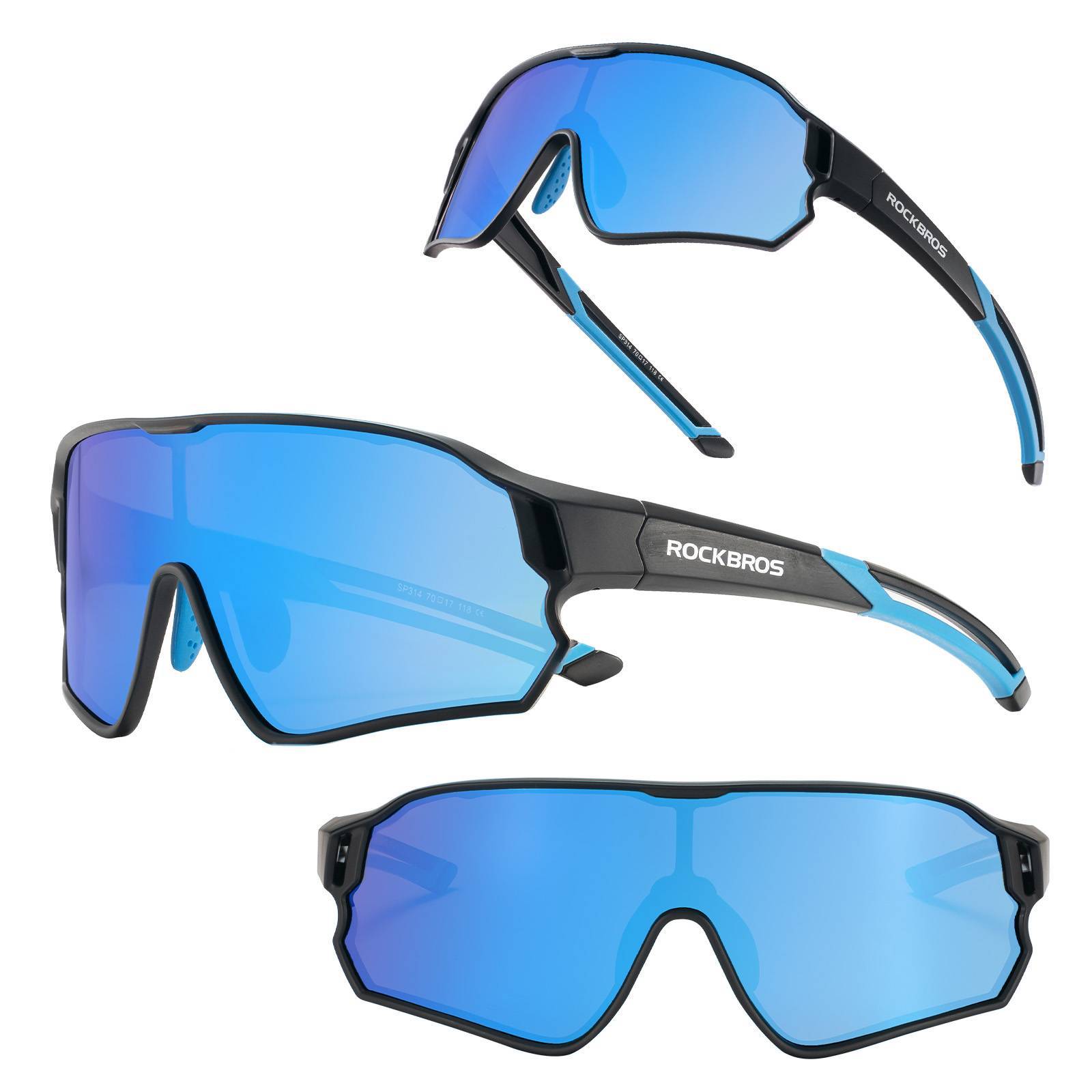 Polarisierte Kinder-Fahrradbrille mit UV400-Schutz
