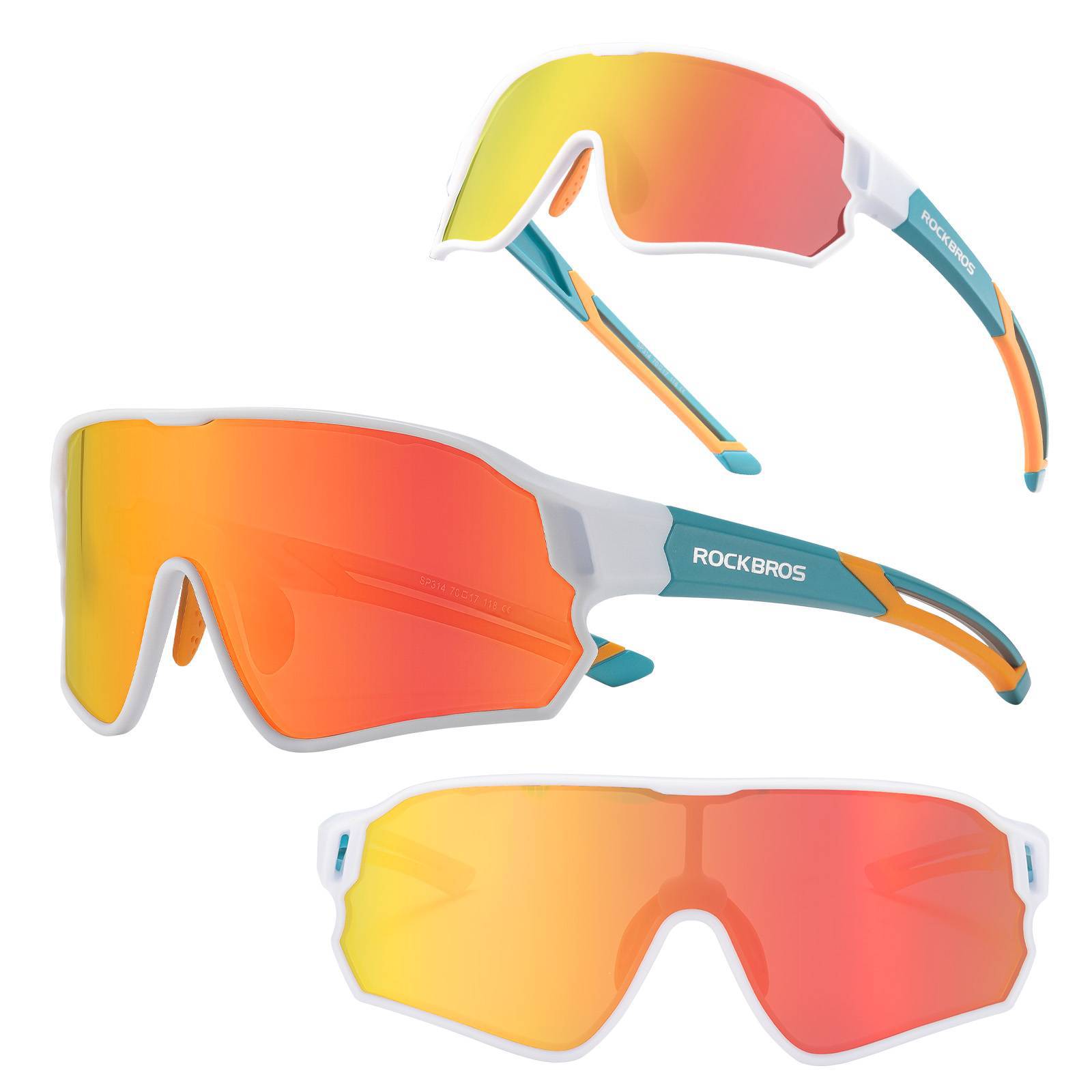 Polarisierte Kinder-Fahrradbrille mit UV400-Schutz