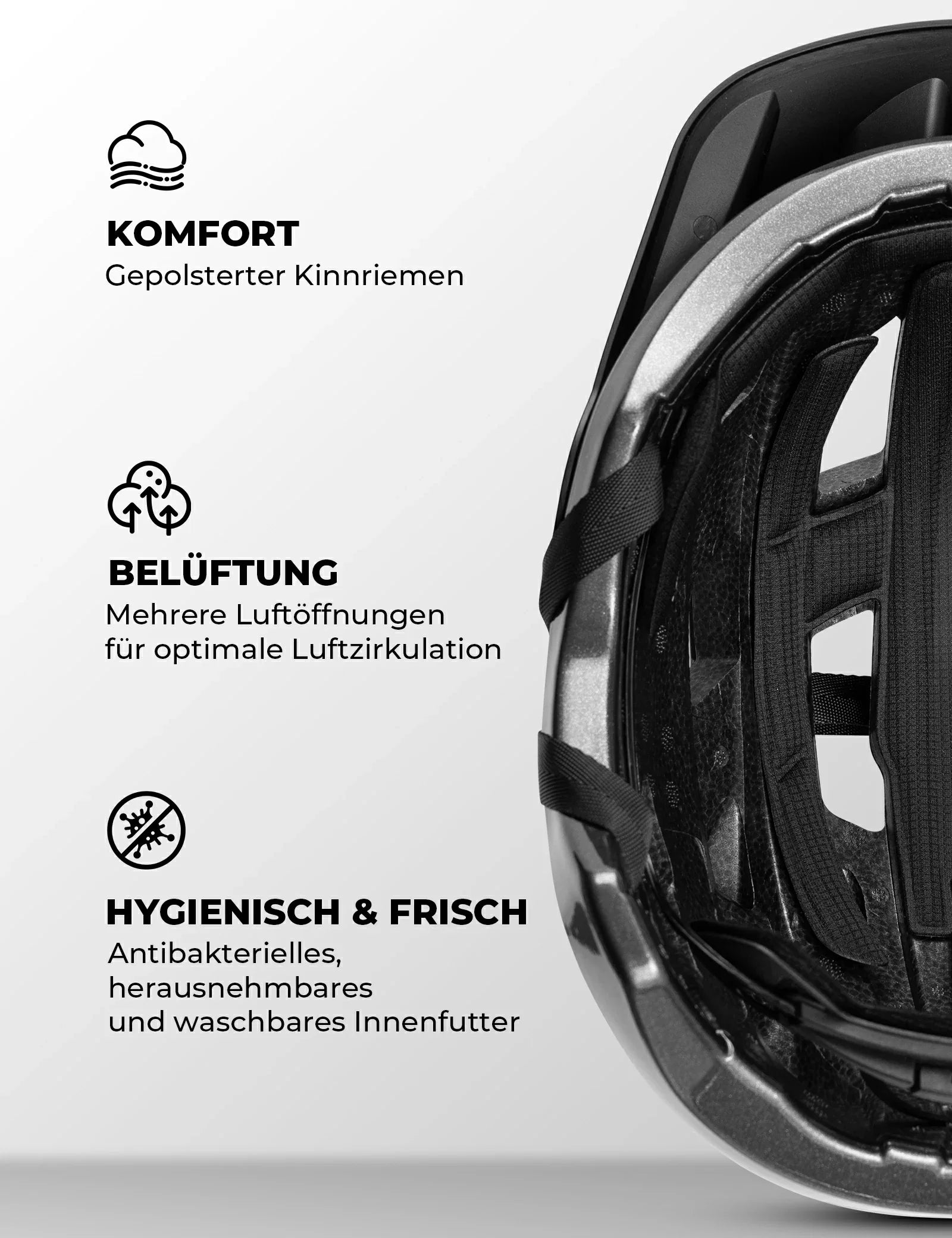 ROCKBROS Kinder Fahrradhelm mit Abnehmenbarem Visie für MTB, BMX Downhill