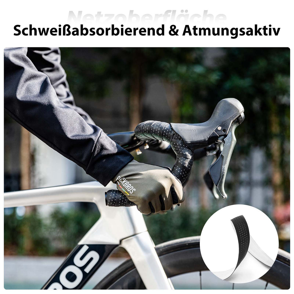 ROCKBROS Lenkerband Rennrad Rutschfest Stoßdämpfer Griffband 2 Rollen