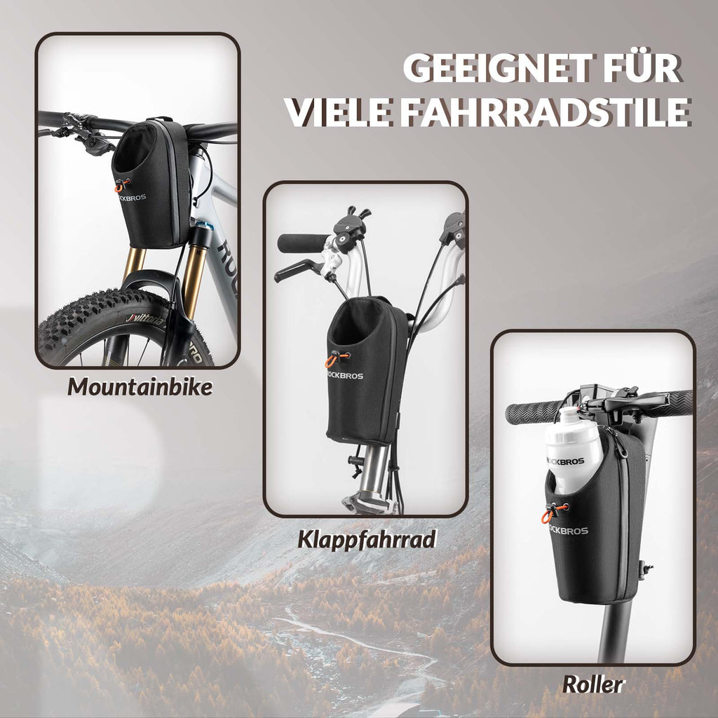 Lenkertasche Flaschentasche Trinkflaschenhalter Multifunktionales Design