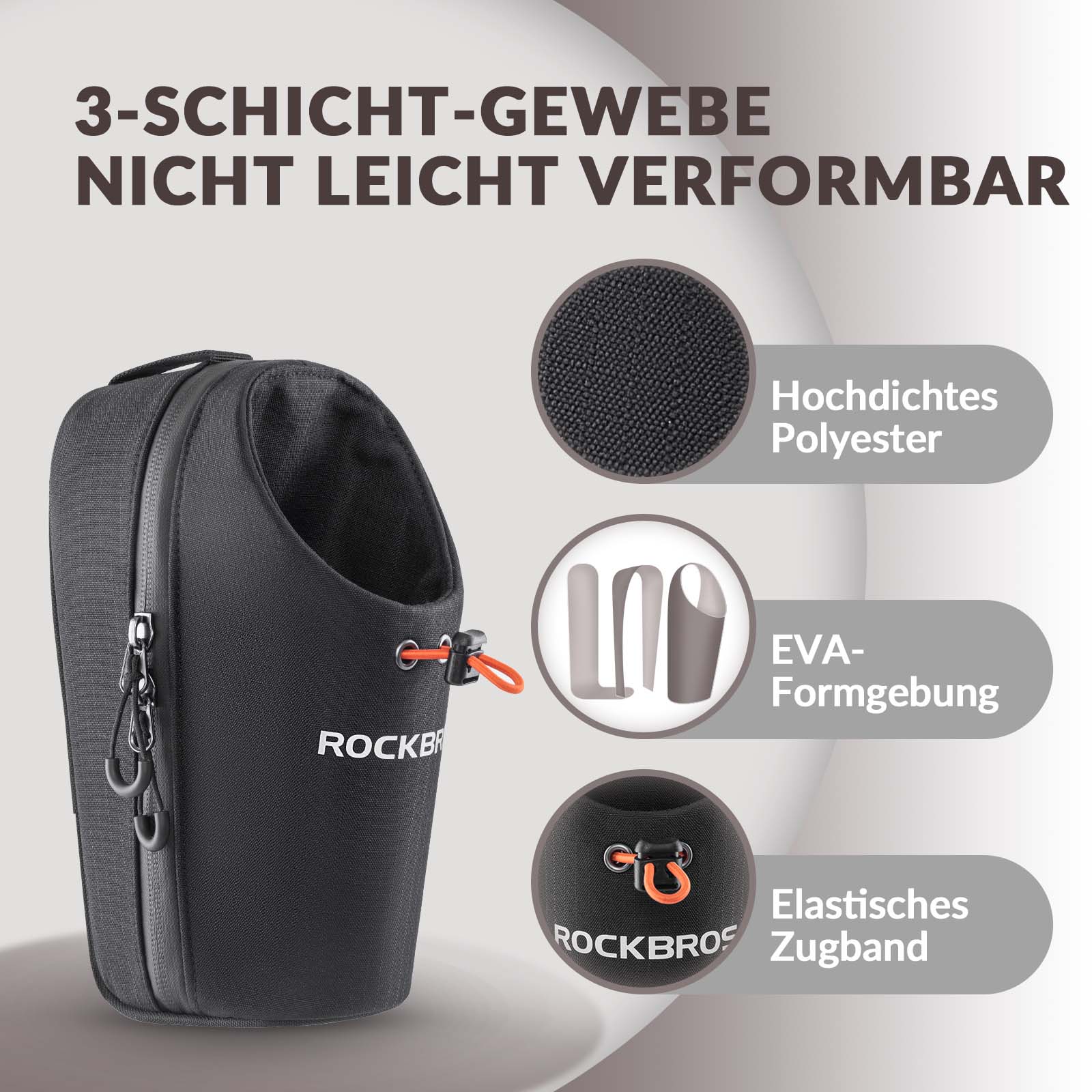 Lenkertasche Flaschentasche Trinkflaschenhalter Multifunktionales Design