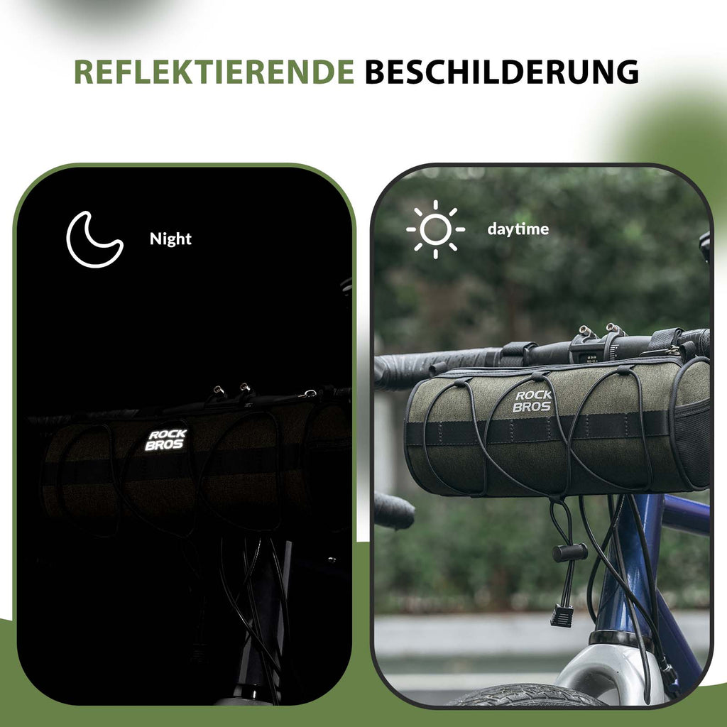 ROCKBROS Lenkertasche Multifunktionale Umhängetasche mit Schultergurt