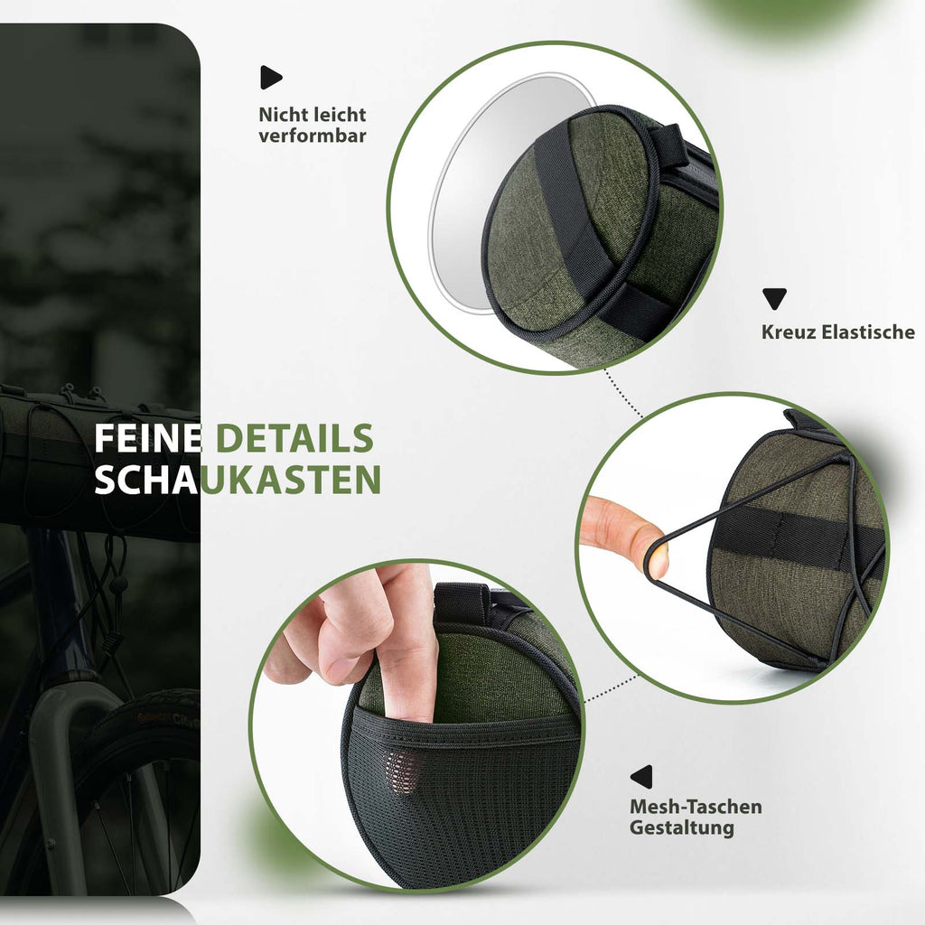 ROCKBROS Lenkertasche Multifunktionale Umhängetasche mit Schultergurt