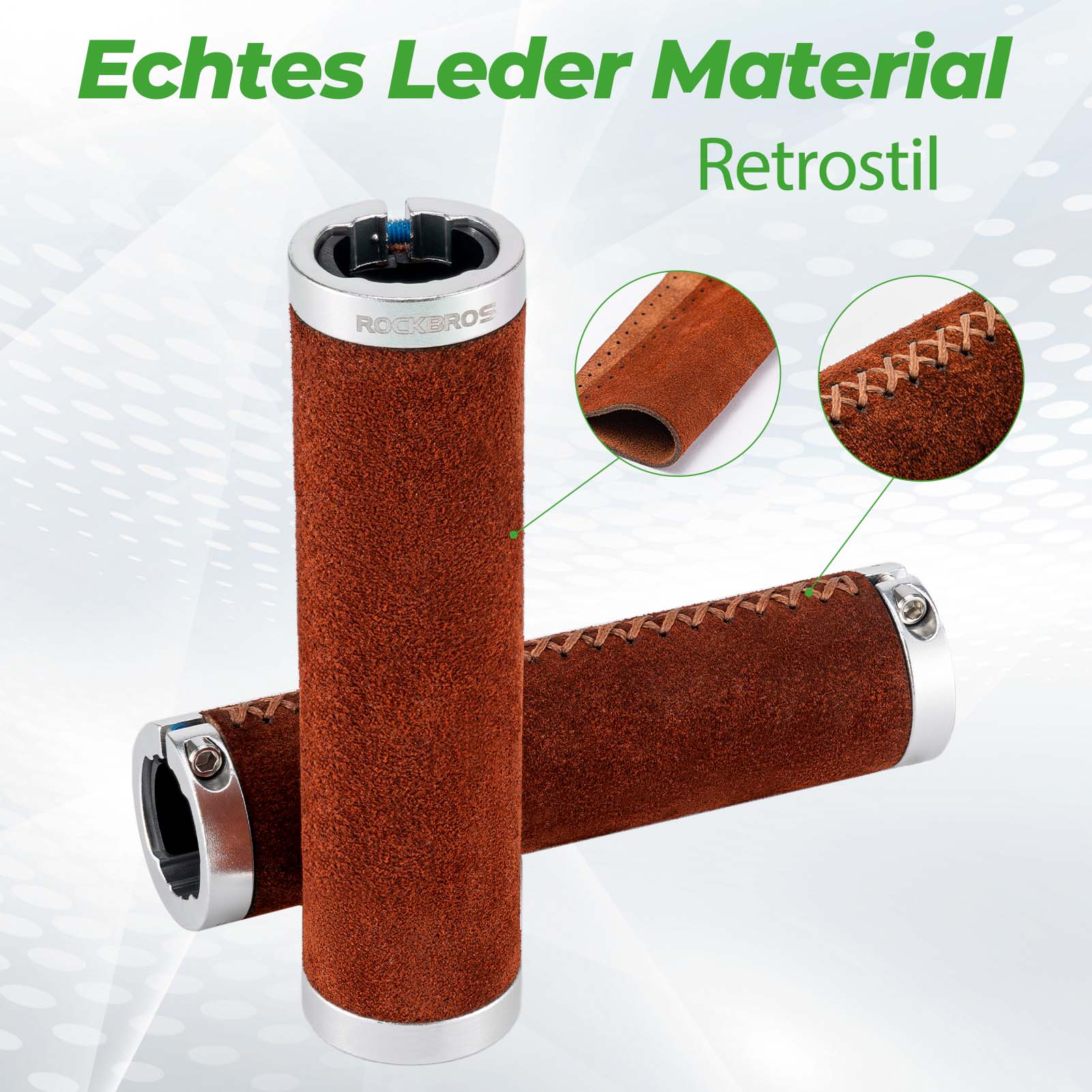 ROCKBROS MTB Griffe Ergonomisch Lenkergriffe Rutschfester für 22 mm