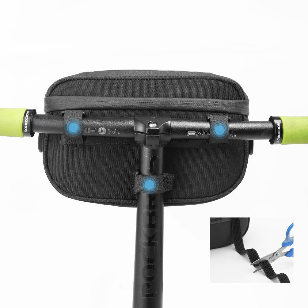 ROCKBROS multifunktional Fahrrad Lenkertasche mit PVC-Touchscreen und Schultergurt