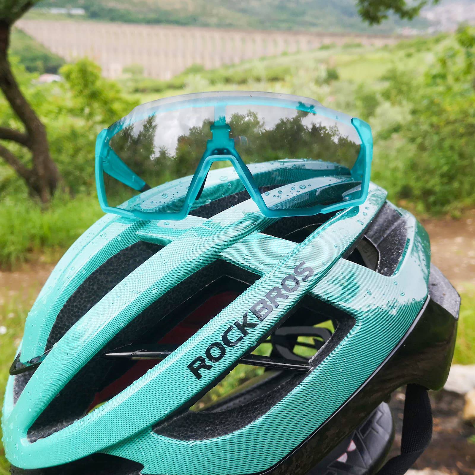 HD Photochrome Fahrradbrille für Outdoor-Aktivitäten (Blau)