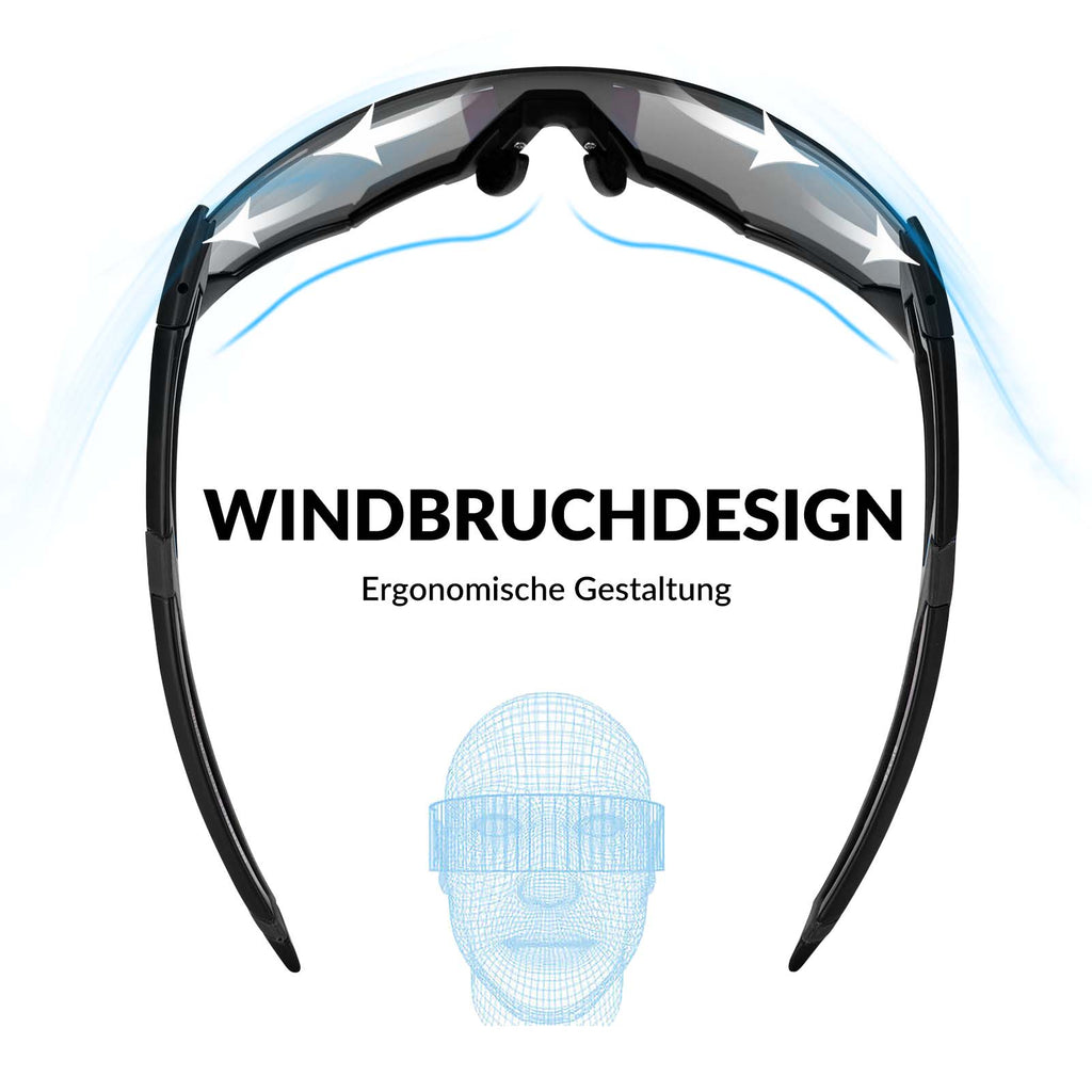 Dynamische Radbrille mit UV400-Sonnenfilter