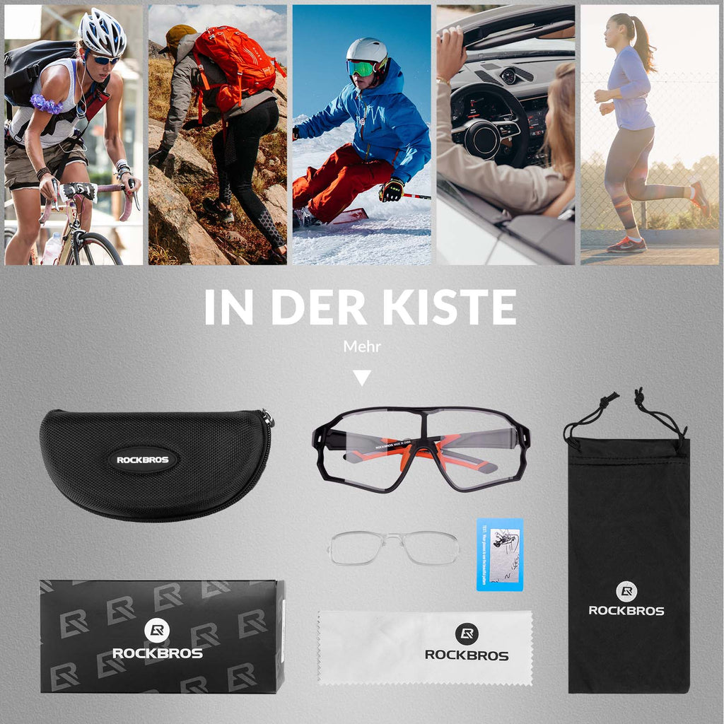 Dynamische Radbrille mit UV400-Sonnenfilter