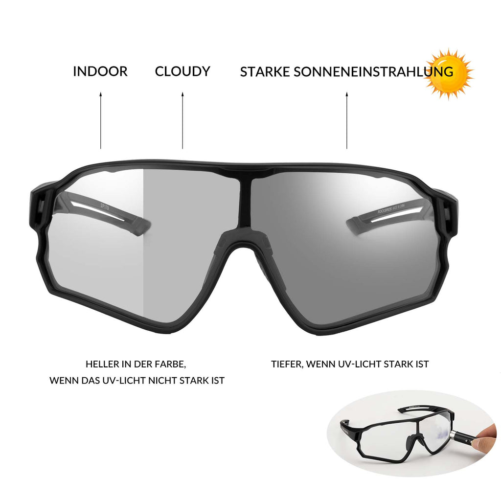 Dynamische Radbrille mit UV400-Sonnenfilter