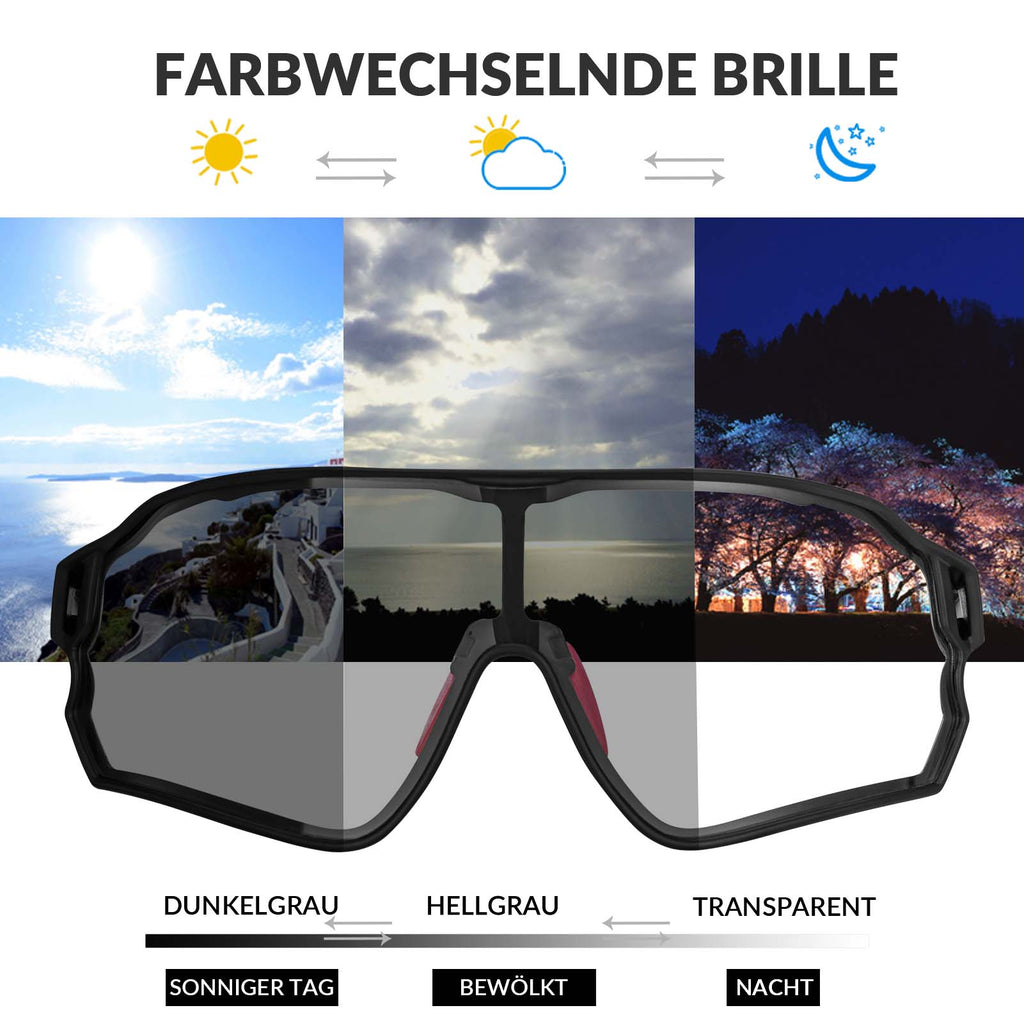 Dynamische Radbrille mit UV400-Sonnenfilter