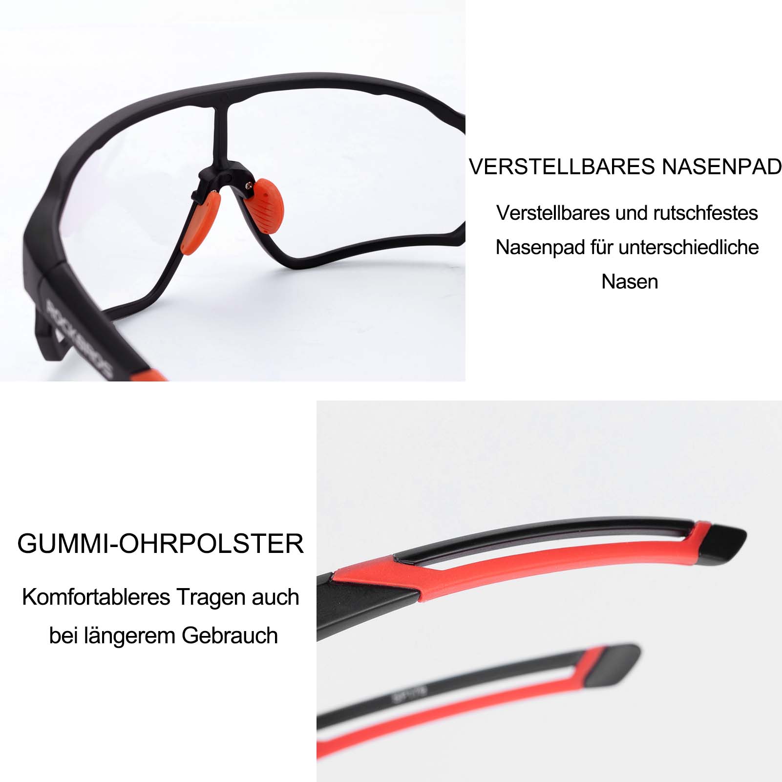 Dynamische Radbrille mit UV400-Sonnenfilter