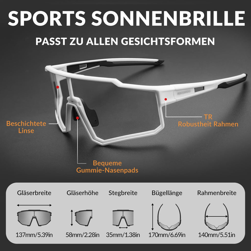 Polarisierte Sport-Sonnenbrille für den Outdoorsport