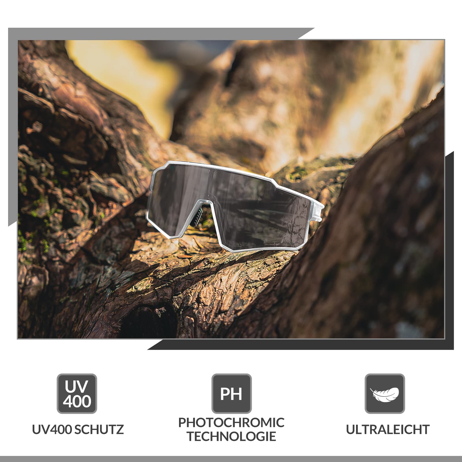 Polarisierte Sport-Sonnenbrille für den Outdoorsport