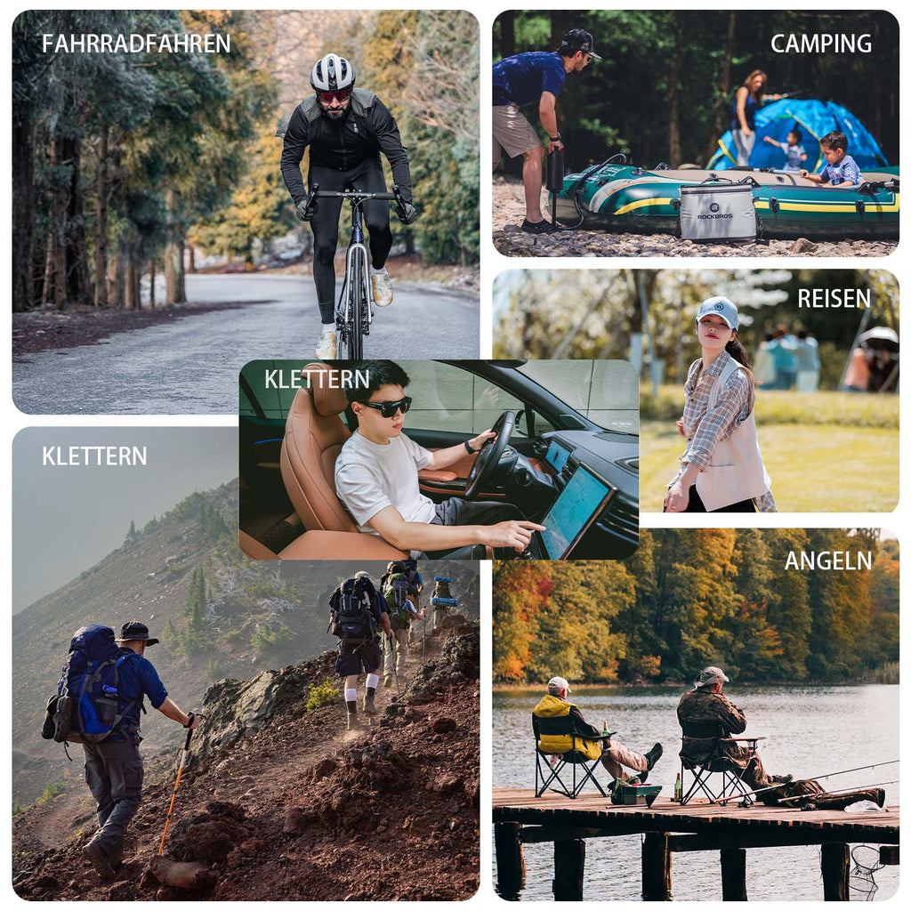 Polarisierte Unisex OTG Fahrrad-Überbrille für Kurzsichtige