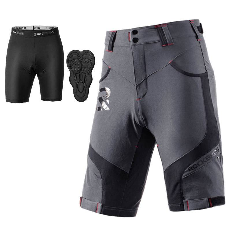 Kurze Atmungsaktive Radhose für Herren (Anti-Stoß)