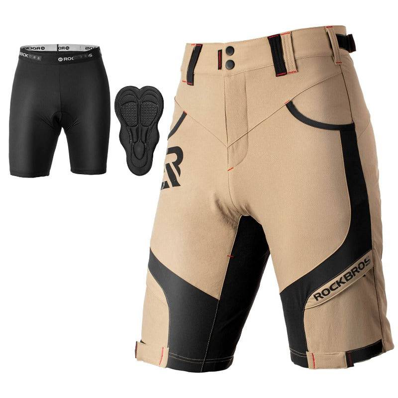 Kurze Atmungsaktive Radhose für Herren (Anti-Stoß)