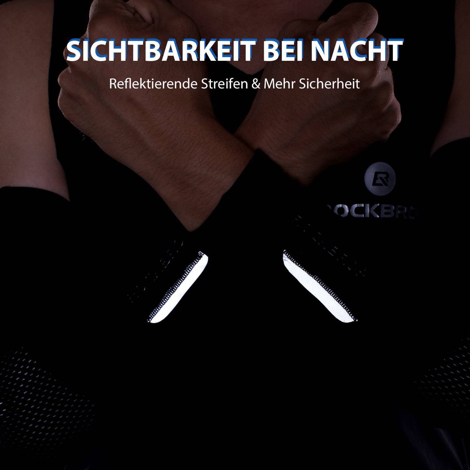 ROCKBROS Radsport Armlinge Winter Anti Rutschen Arm Sleeves