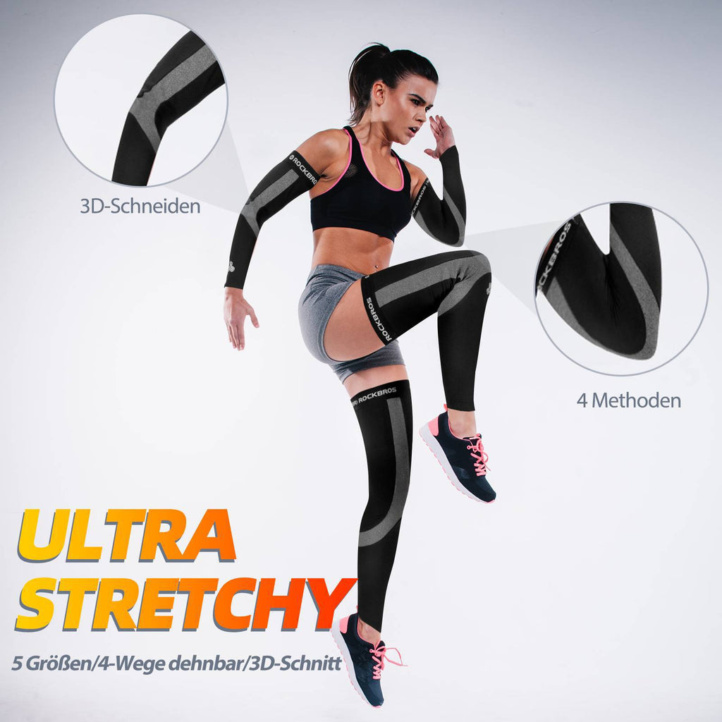 ROCKBROS Radsport Beinlinge Winter Beinwärmer für Damen & Herren