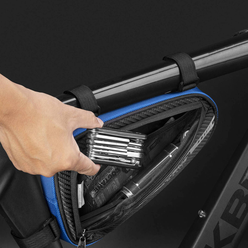 ROCKBROS Rahmentasche wasserdicht Dreieckstasche für MTB & Rennräder 1,2L